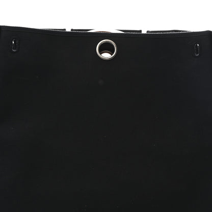 Hermes Toile Vache Calfskin Herbag 39 MM Black Natural 10 of 12