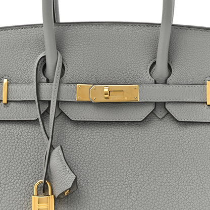 Hermes Togo Birkin 35 Gris Mouette 8 of 10