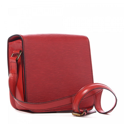 Louis Vuitton Epi Cartouchiere 22 Red 2 of 8