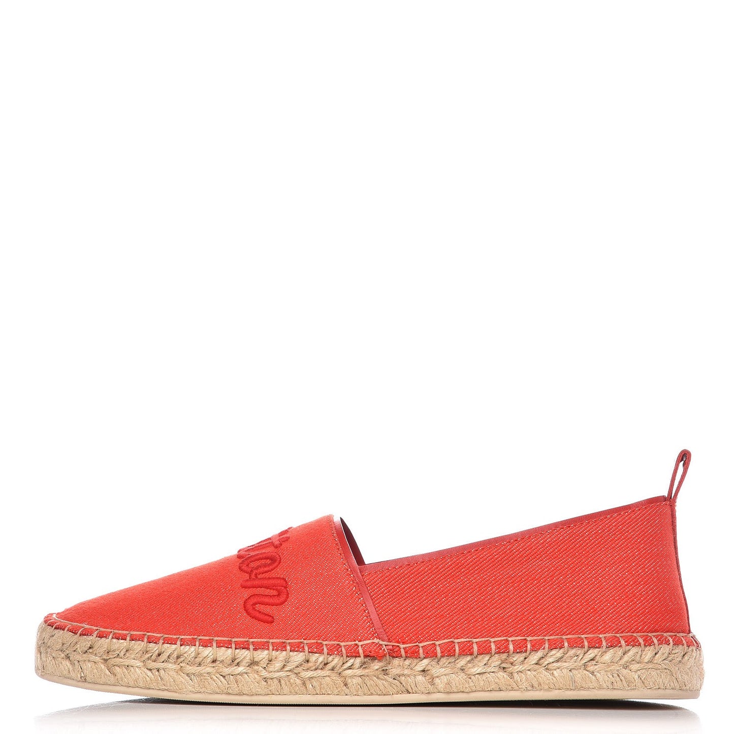 Canvas Waterfall Espadrille 39 Rouge