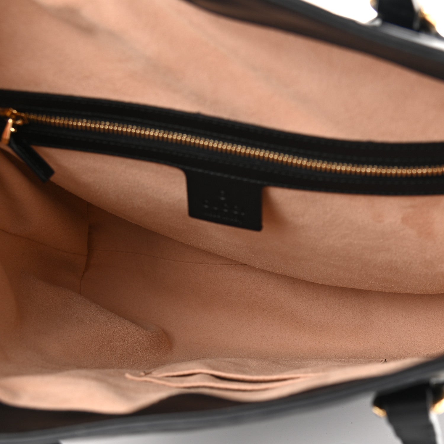 Gucci Guccissima Linea A Foldover Tote Black 5 of 10