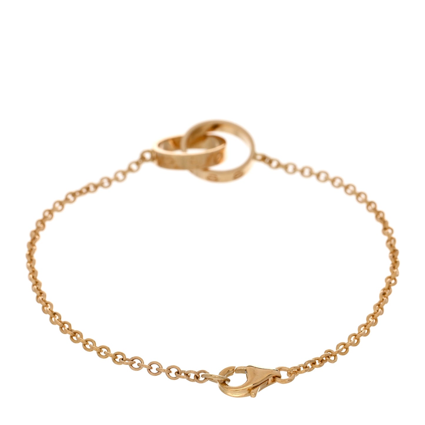 18K Yellow Gold Interlocking LOVE Bracelet