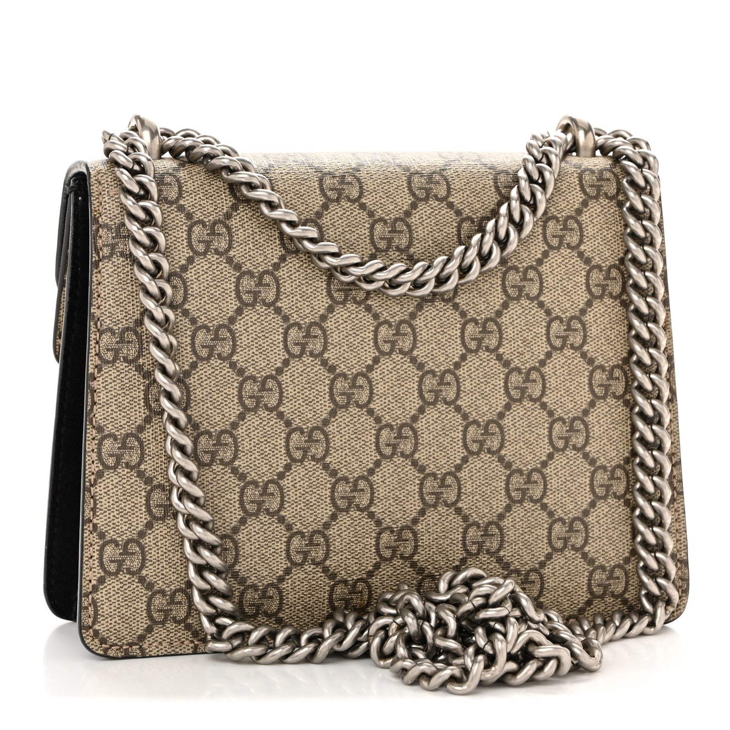 GG Supreme Monogram Mini Dionysus Shoulder Bag Black
