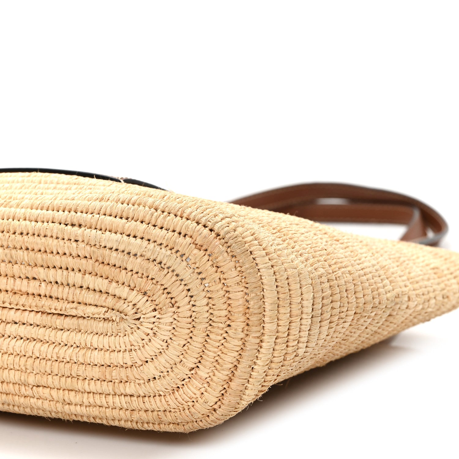 Loewe Raffia Small Square Basket Tote Bag Natural Tan 10 of 12