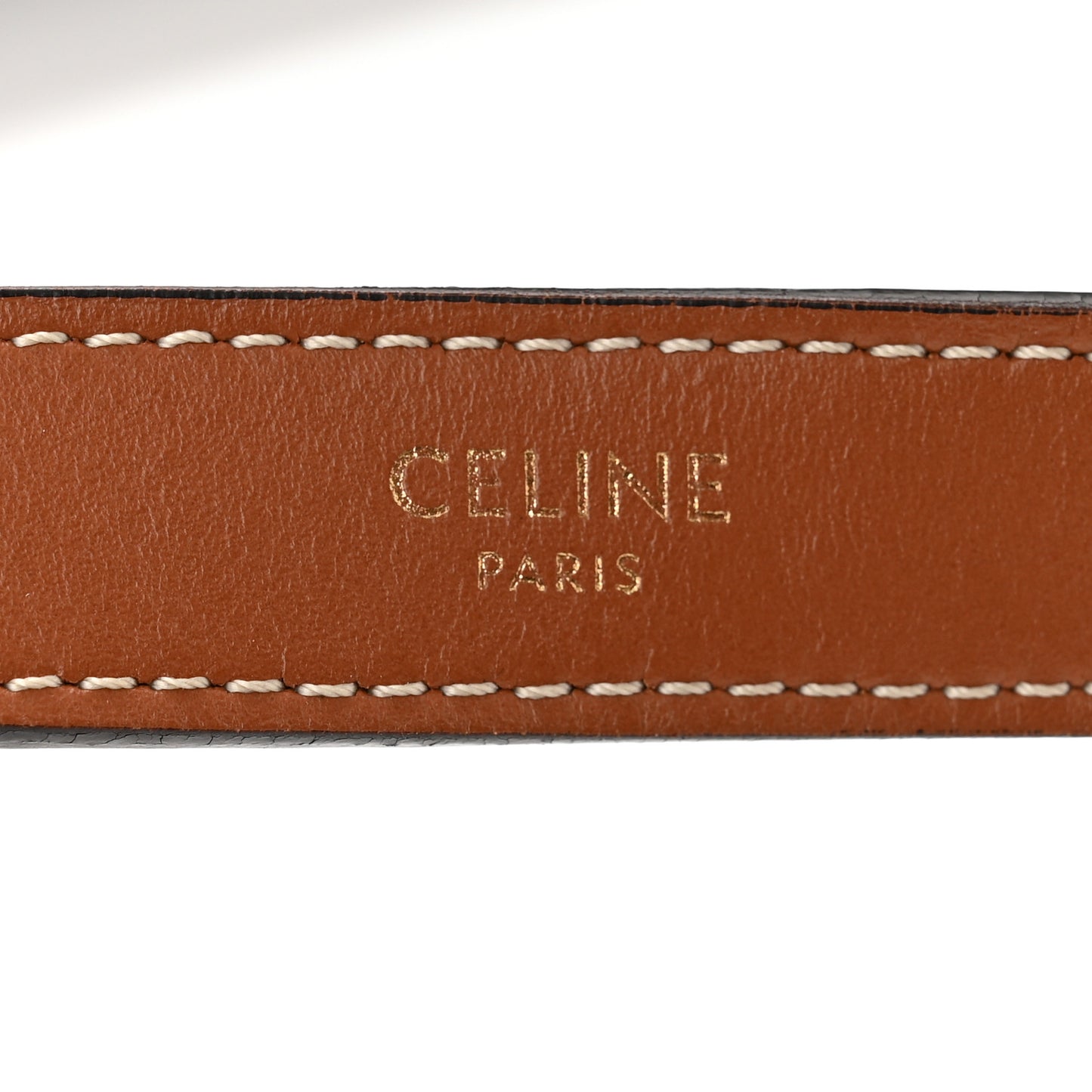 Triomphe Canvas Calfskin Ava Shoulder Bag Tan
