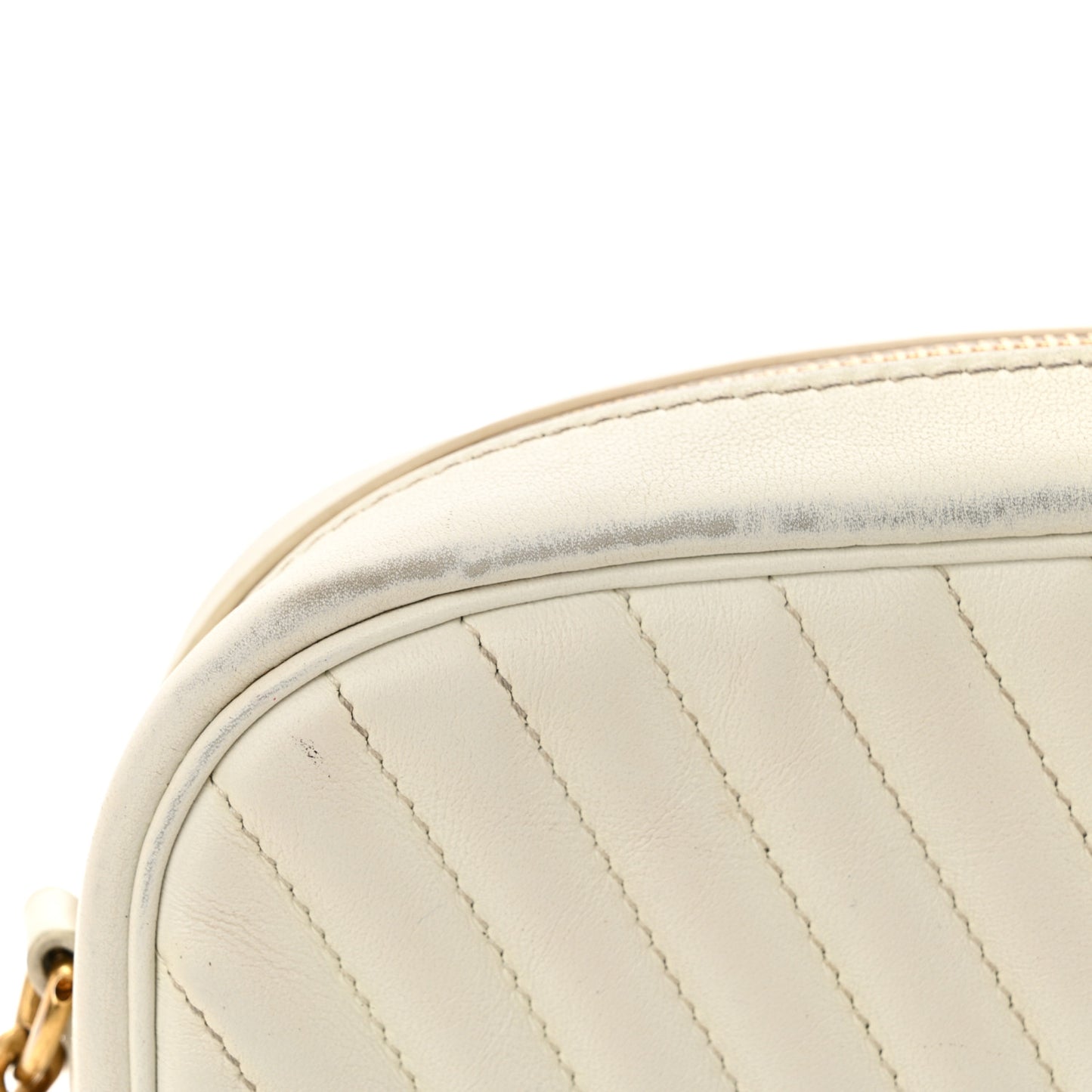 Calfskin New Wave Camera Bag White