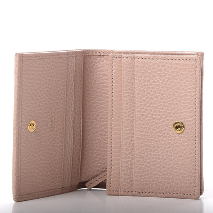 Gucci Dollar Calfskin GG Marmont Card Case Perfect Pink 5 of 8