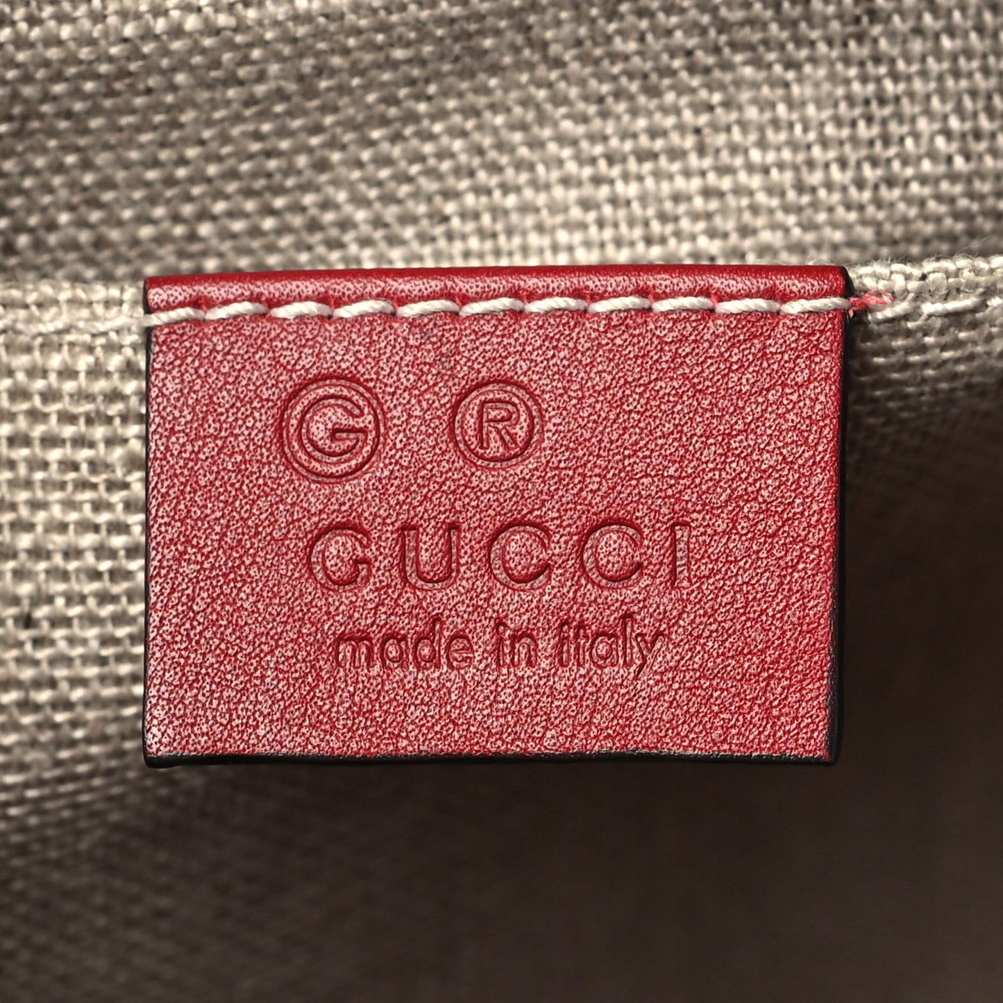 Microguccissima Mini Bree Messenger Bag Red