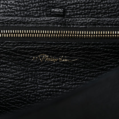 3.1 Phillip Lim Textured Calfskin Medium Pashli Satchel Black 6 of 15