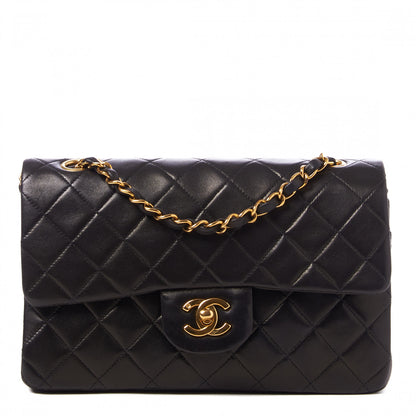Chanel Lambskin Quilted Small Double Flap Black 1 of 9