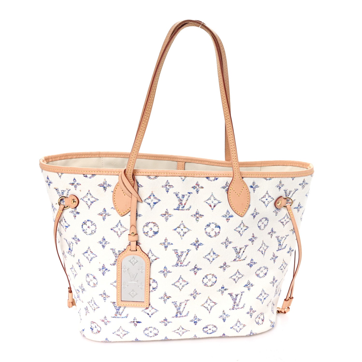 Louis Vuitton Monogram Jacquard Neverfull MM Multicolor Beige 1 of 11