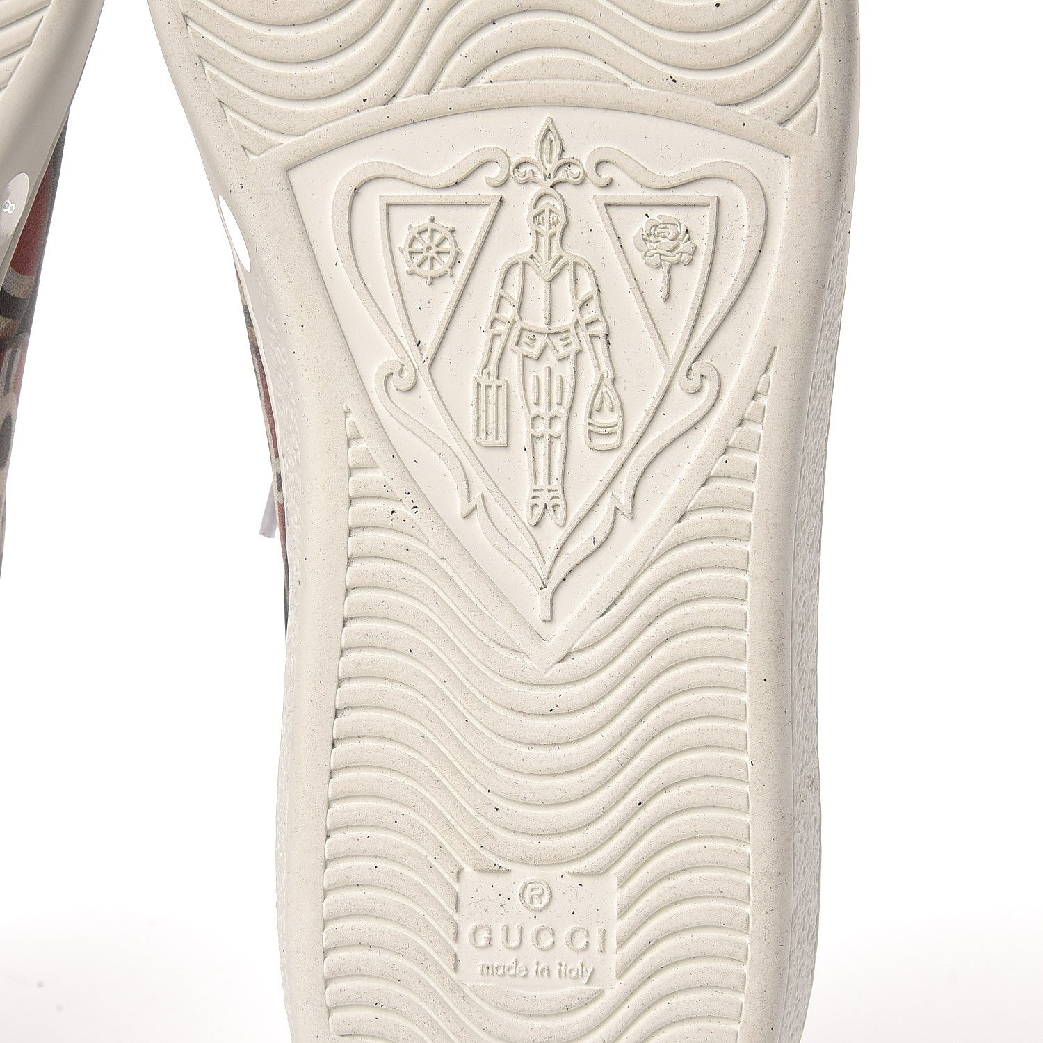 Gucci Calfskin Kingsnake Mens Ace Sneakers 8 Black Multicolor 7 of 9