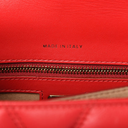 MCM Lambskin Quilted Small Patricia Crossbody Bag Ruby Red 10 of 12