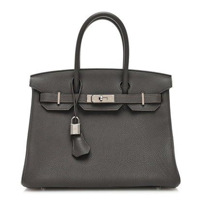 Hermes Togo Birkin 30 Etain 1 of 11