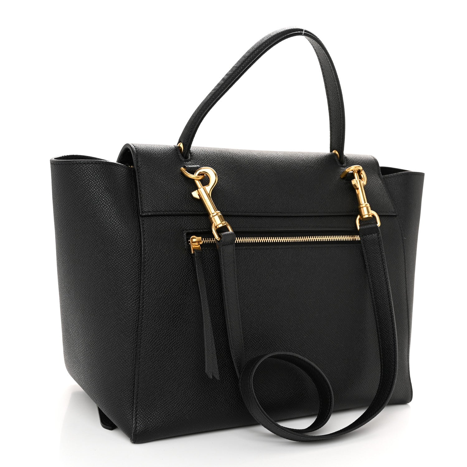 Celine Grained Calfskin Mini Belt Bag Black 3 of 10