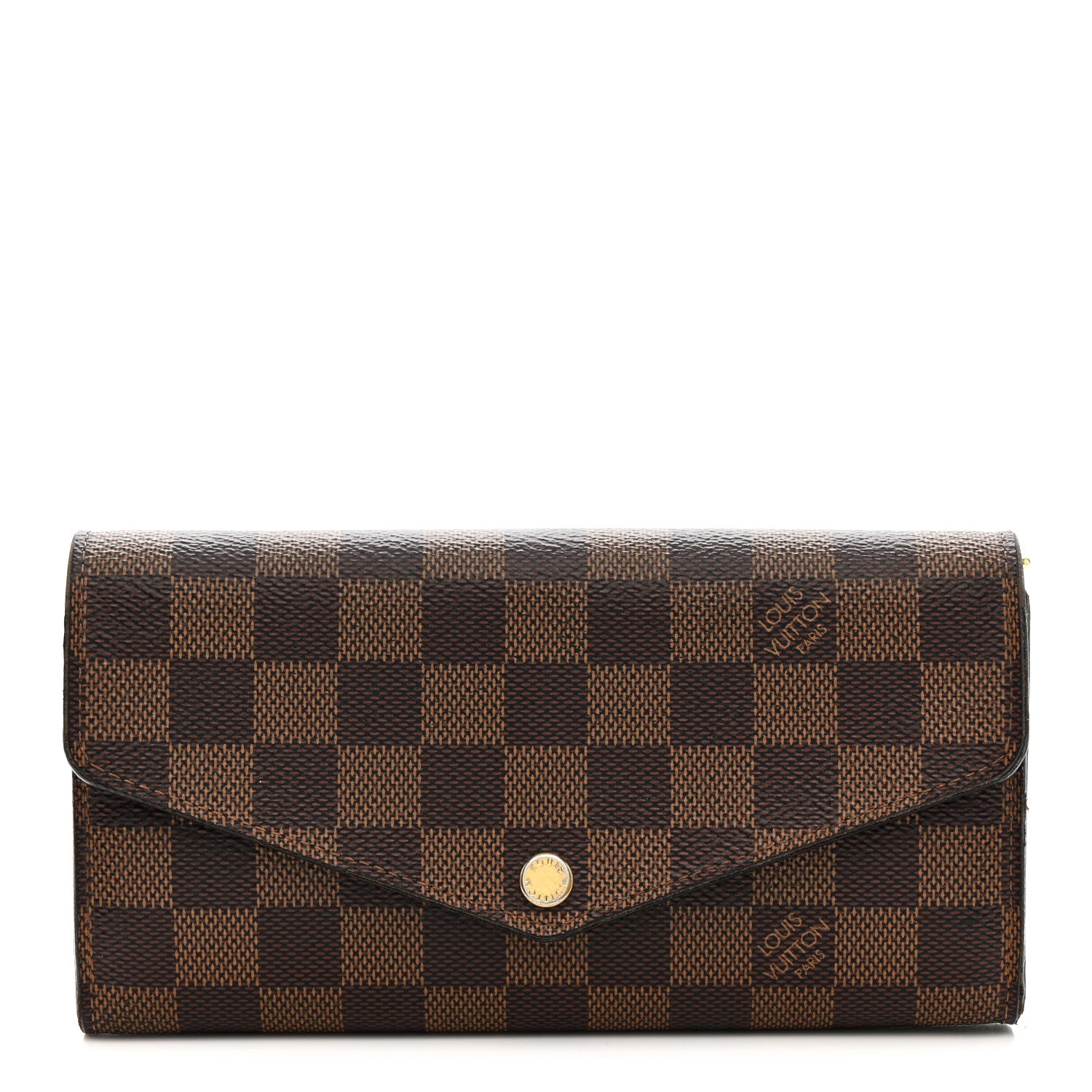 Louis Vuitton Damier Ebene Sarah Wallet NM 1 of 16
