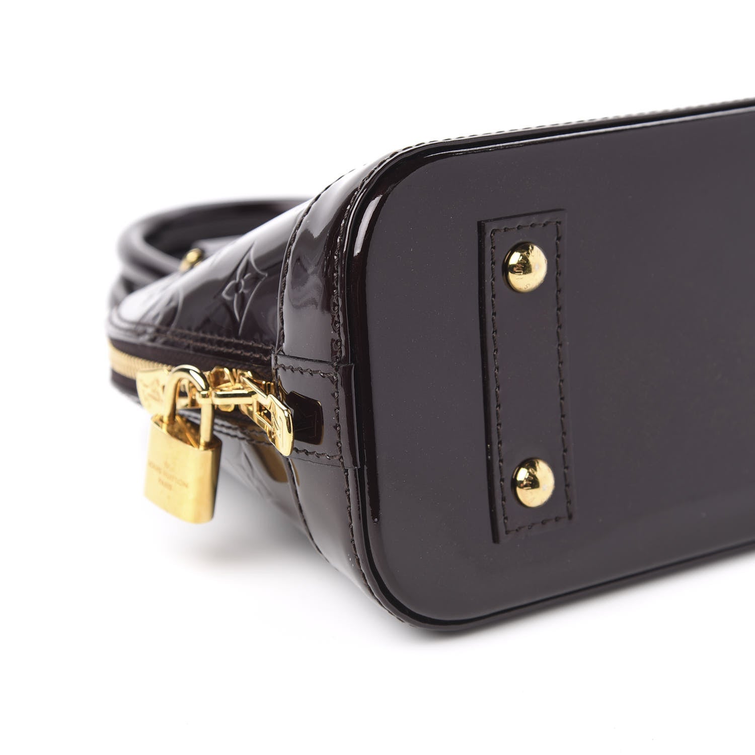 Louis Vuitton Vernis Alma BB Amarante 6 of 9