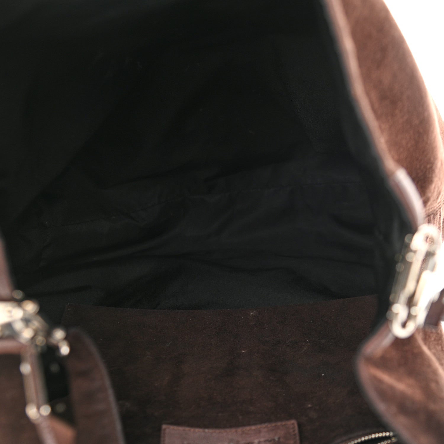 Balenciaga Suede Calfskin B Hobo Brown 5 of 18