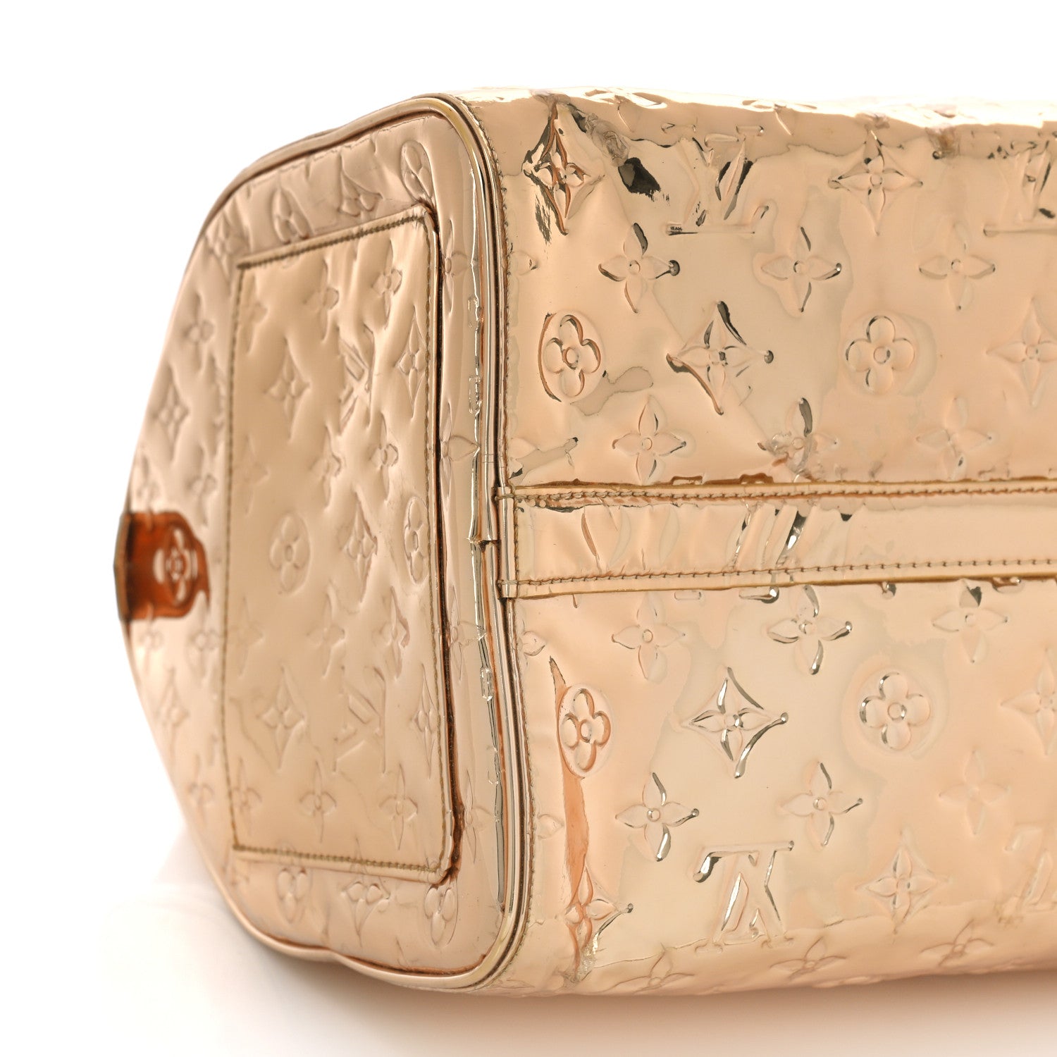 Louis Vuitton Monogram Miroir Speedy 35 Gold 7 of 8