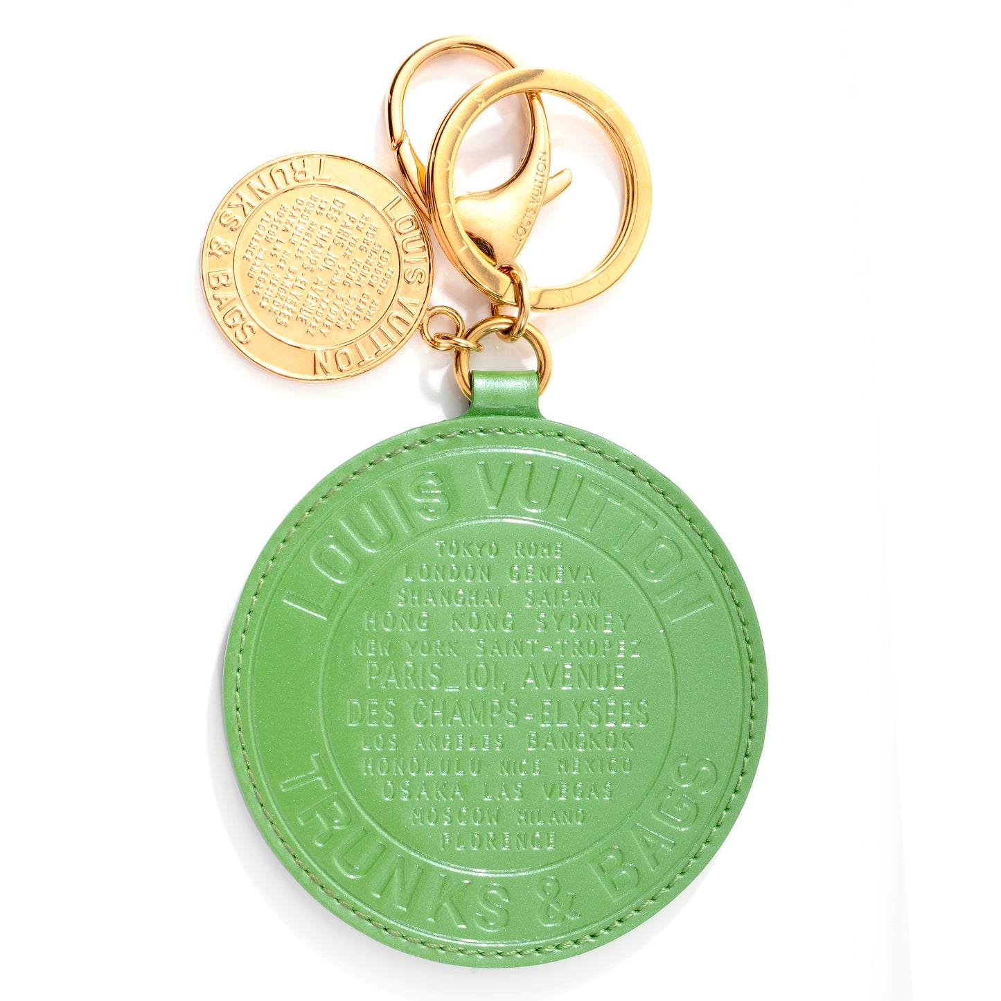 Vernis Trunks and Bags Bag Charm Vert Tonic
