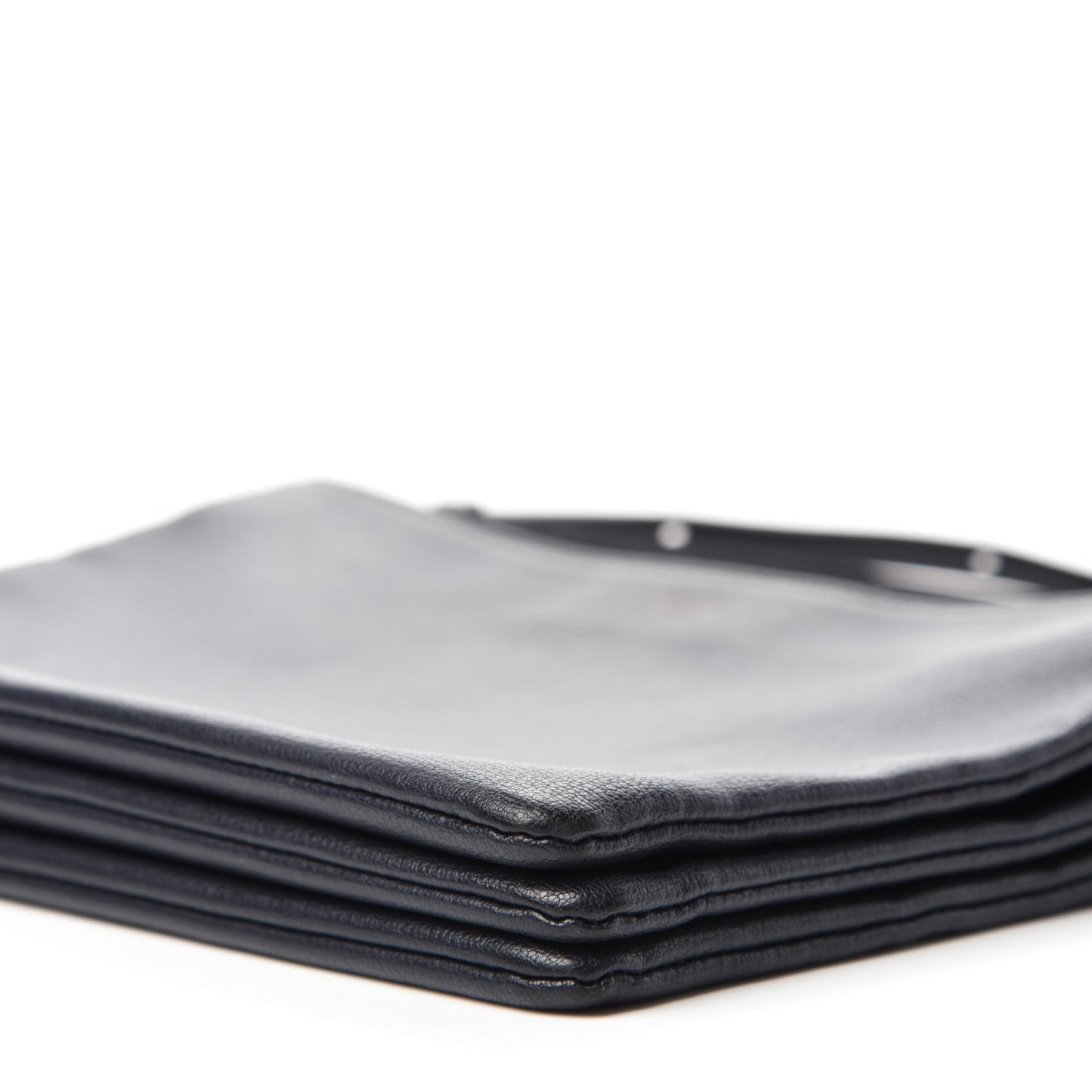 Goatskin Large Trio Crossbody Bag Dark Blue