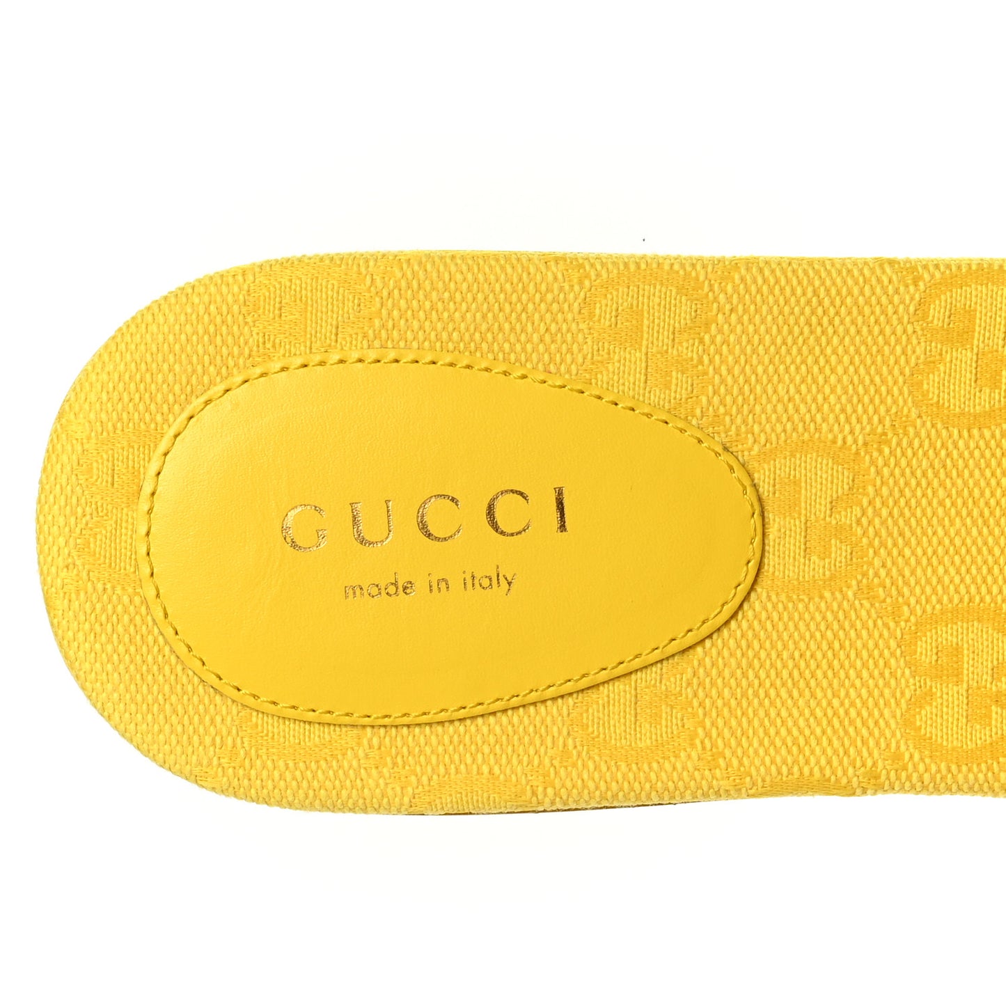 Canvas Interlocking G Womens Slide Sandals 39.5 39.5 Sun Ray