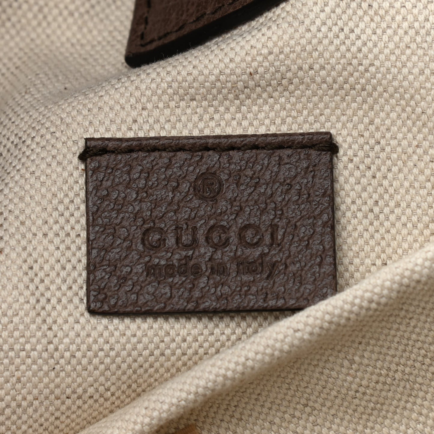 Soft GG Supreme Monogram Neo Vintage Double Buckle Backpack Beige New Acero Crop