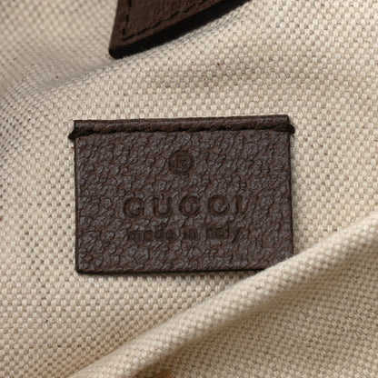 Gucci Soft GG Supreme Monogram Neo Vintage Double Buckle Backpack Beige New Acero Crop 6 of 9