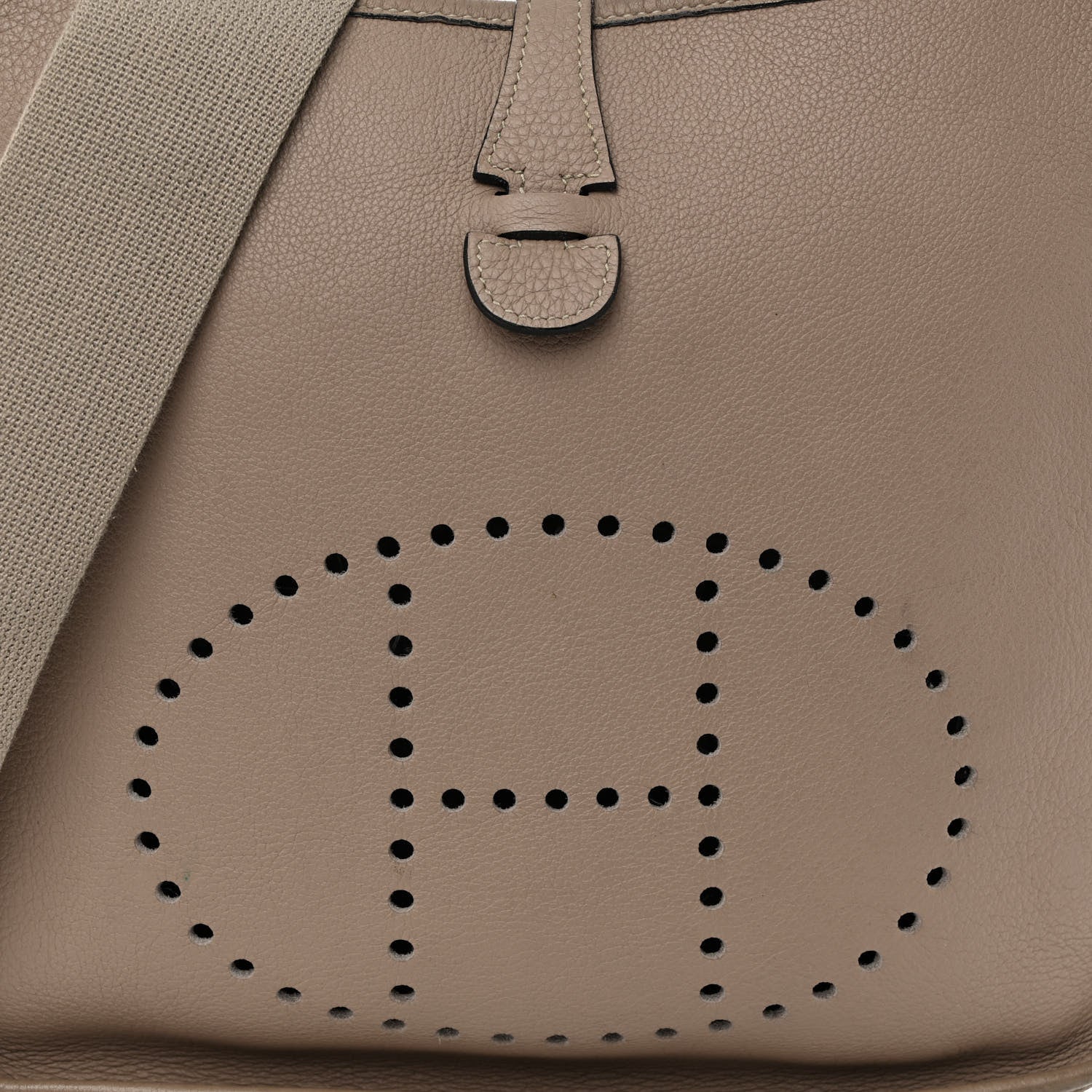 Hermes Taurillon Clemence Evelyne II PM Gris Tourterelle 8 of 11