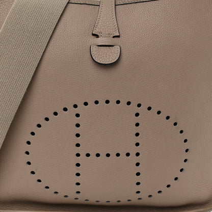 Hermes Taurillon Clemence Evelyne II PM Gris Tourterelle 8 of 11