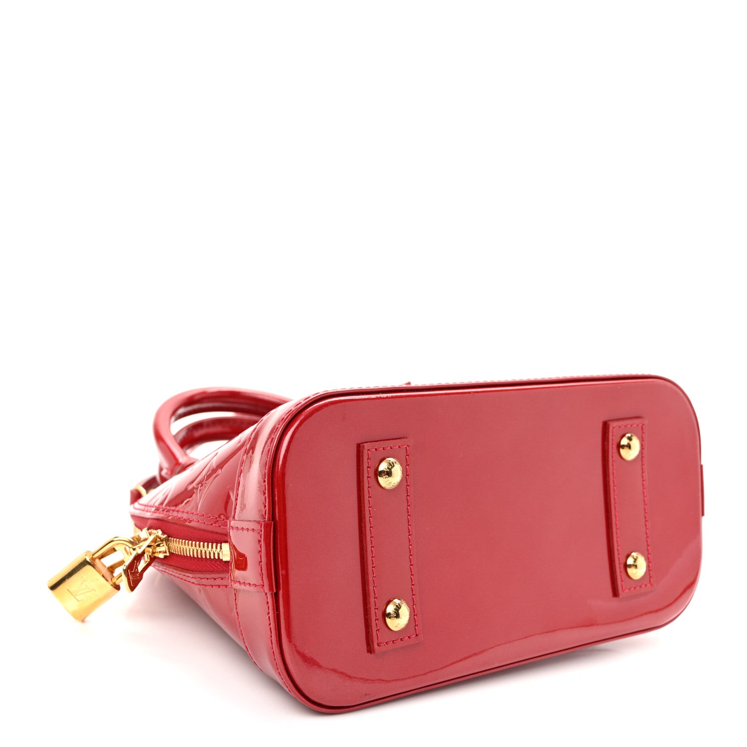 Louis Vuitton Vernis Alma BB Cherry 4 of 10