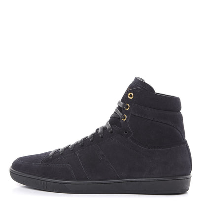 Saint Laurent Suede Soho Mens Court Classic SL/10H High Top Sneakers 41 Midnight Blue 1 of 8