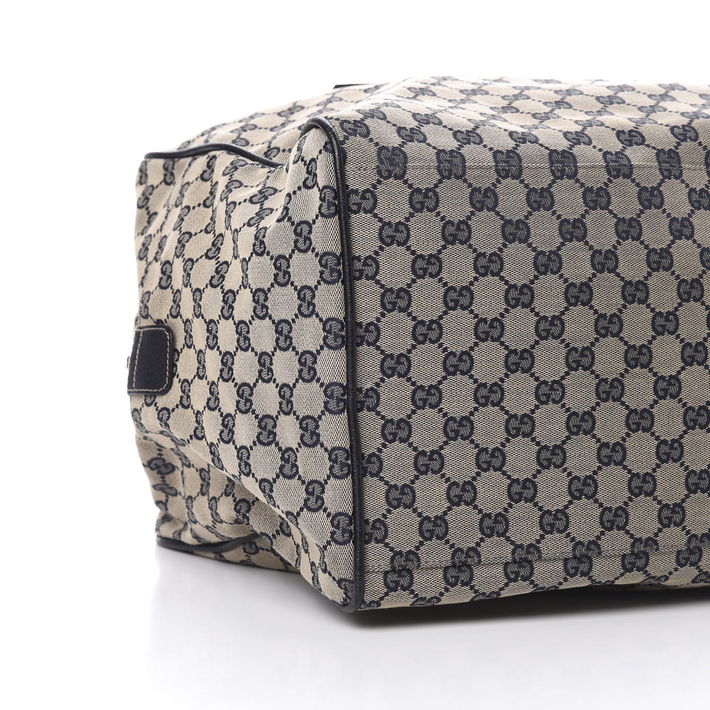 GG Monogram Web Medium Collapsable Carry On Duffle Navy