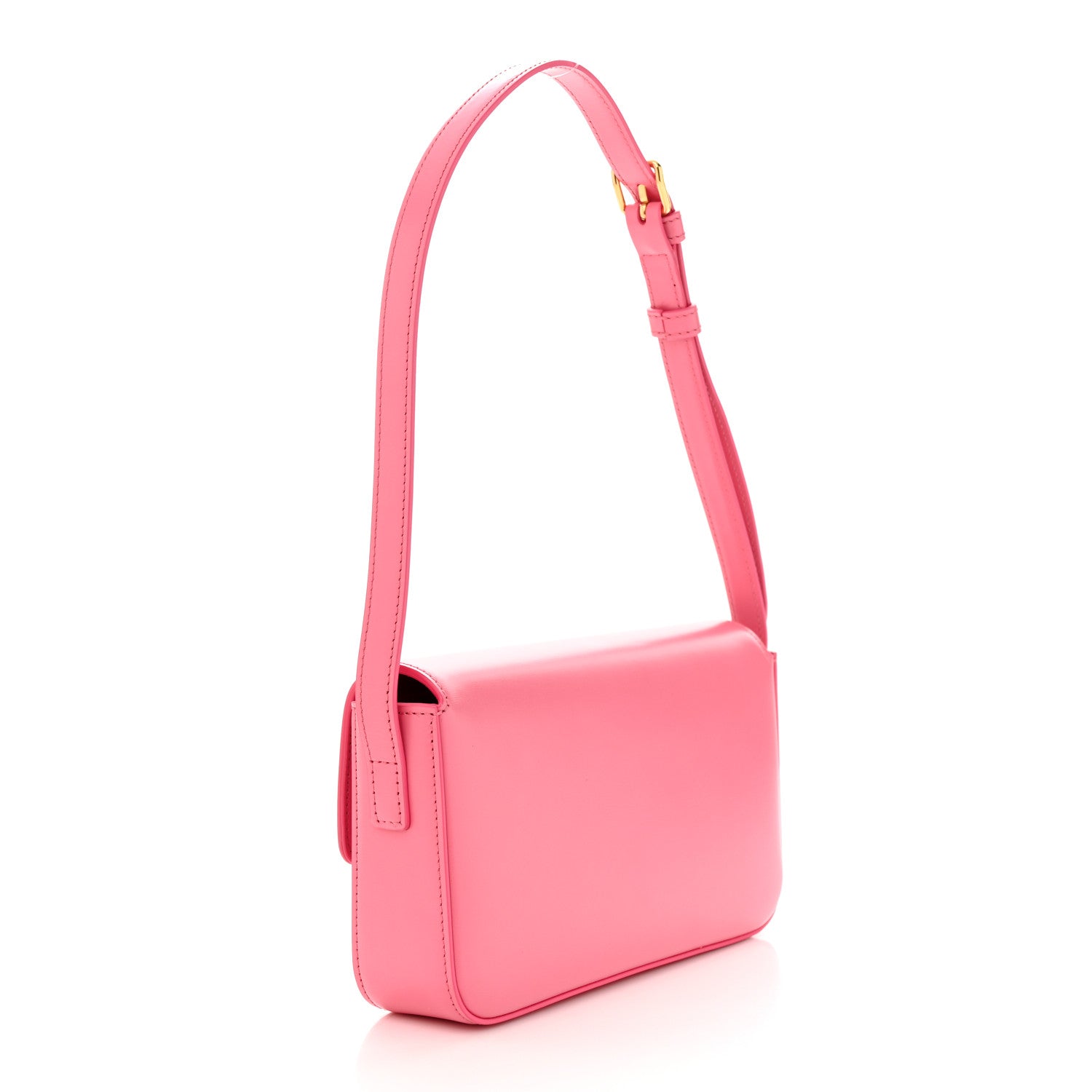 Celine Shiny Calfskin Triomphe Flamingo 3 of 10