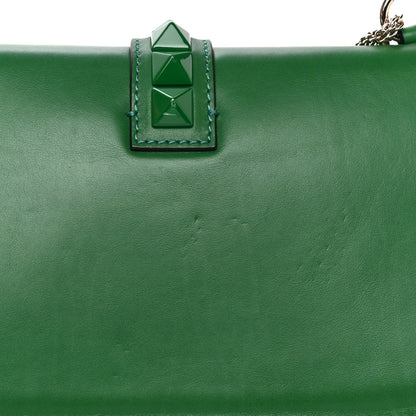 Valentino Garavani Vitello Medium Glam Lock Rockstud Flap Pop Green 11 of 14