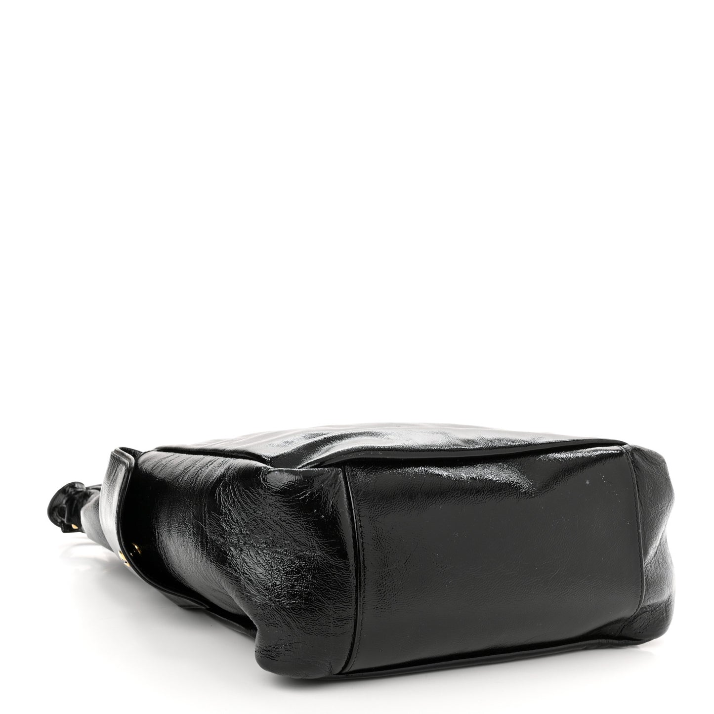 Patent Multy Medium Hobo Bag