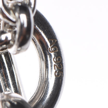 Hermes Sterling Silver Crescendo Necklace 4 of 5