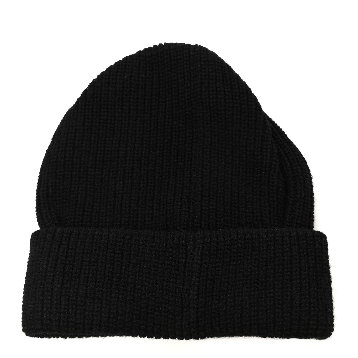 Chanel Cashmere Logo Beanie Hat Black White 3 of 4