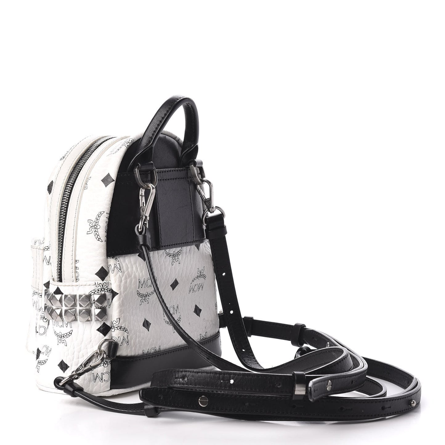 Visetos Side Stud X-Mini Stark Bebe Boo Backpack White