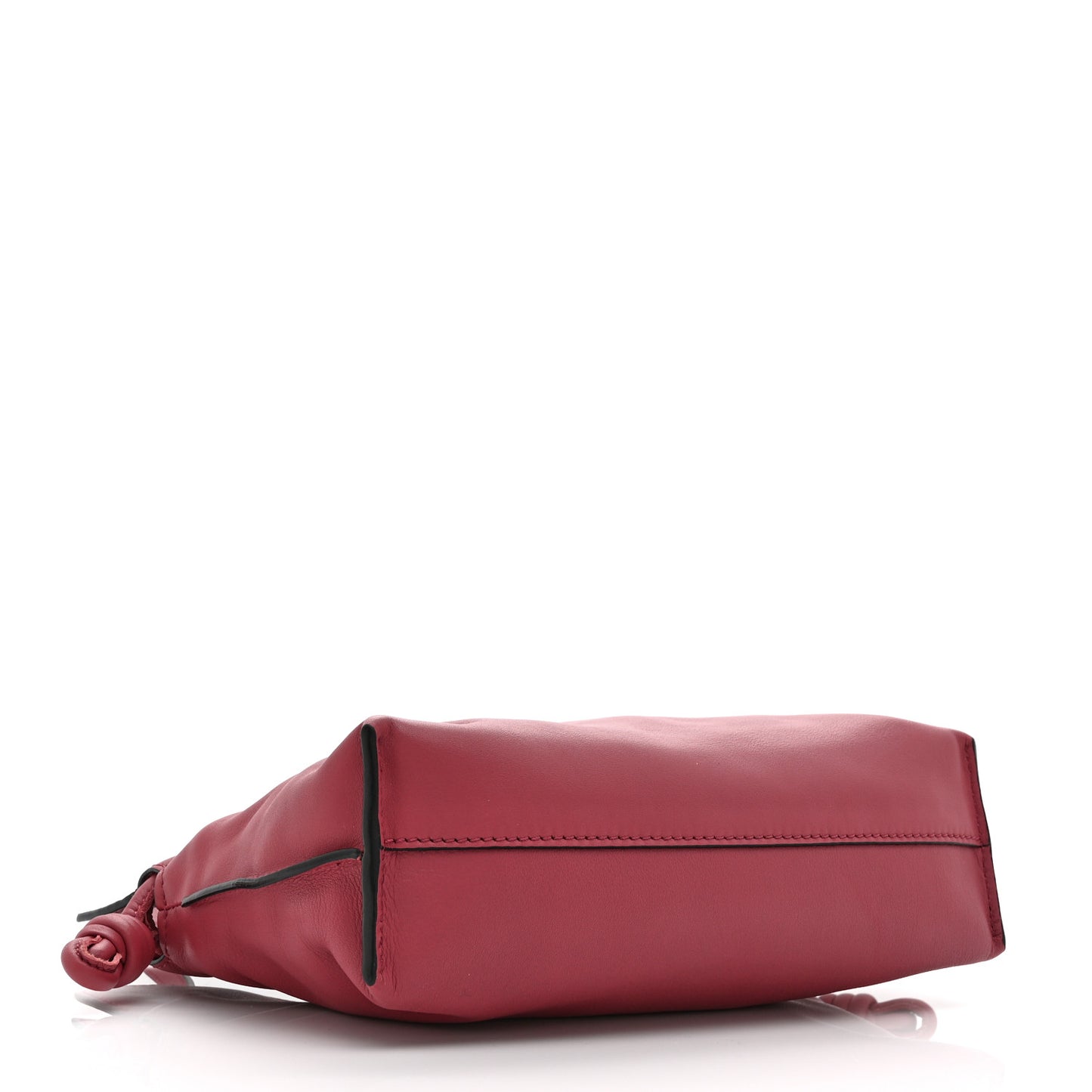 Calfskin Mini Flamenco Knot Bag Peach Bloom