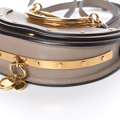 Chloe Calfskin Small Nile Bracelet Minaudiere Bag Motty Grey 8 of 9
