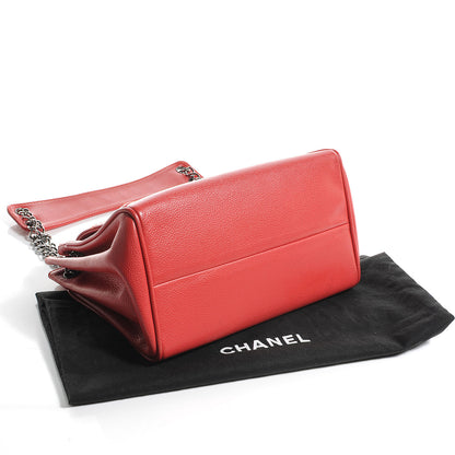 Chanel Caviar Small Accordion Flap Red 4 of 7
