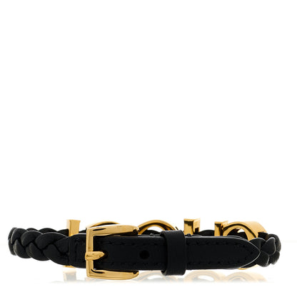 Gucci Calfskin Logo Bracelet S Black 2 of 5