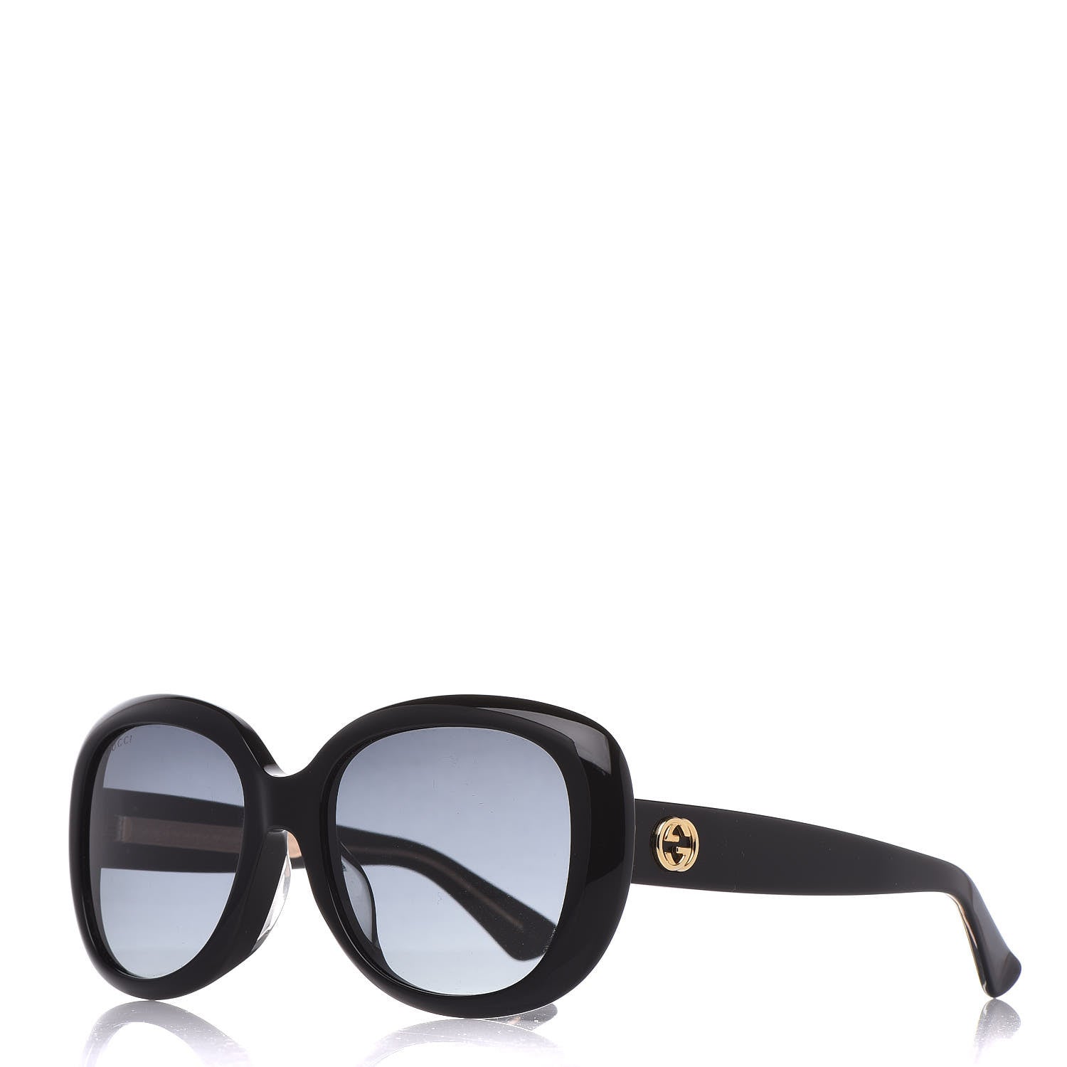 Gucci Round Sunglasses GG0140SA Black 1 of 9