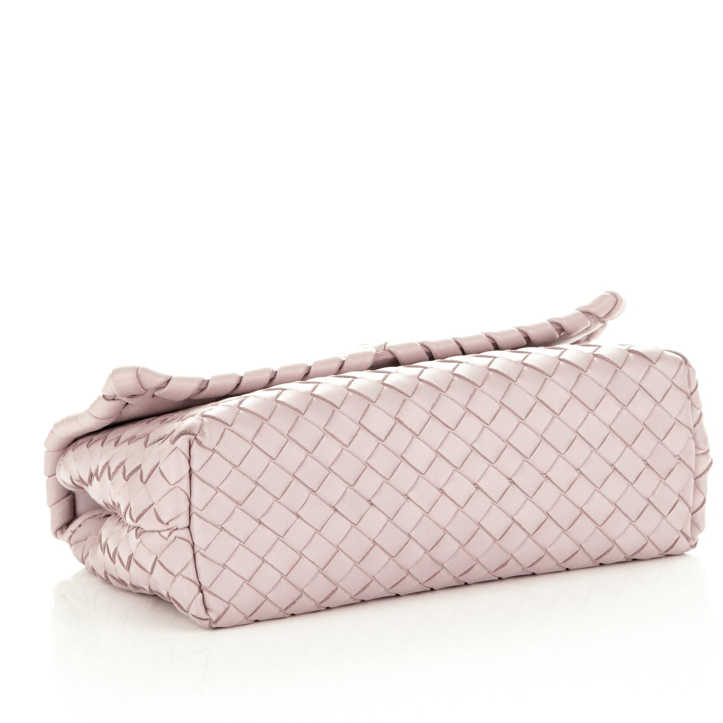 Nappa Intrecciato Baby Olimpia Shoulder Bag Rose Buvard