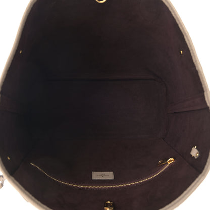 Louis Vuitton Empreinte Monogram Giant Neverfull MM Tourterelle 5 of 8
