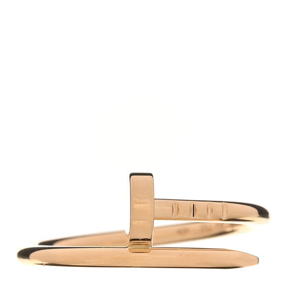 Cartier 18K Yellow Gold Small Juste Un Clou Ring 53 6.5 1 of 6