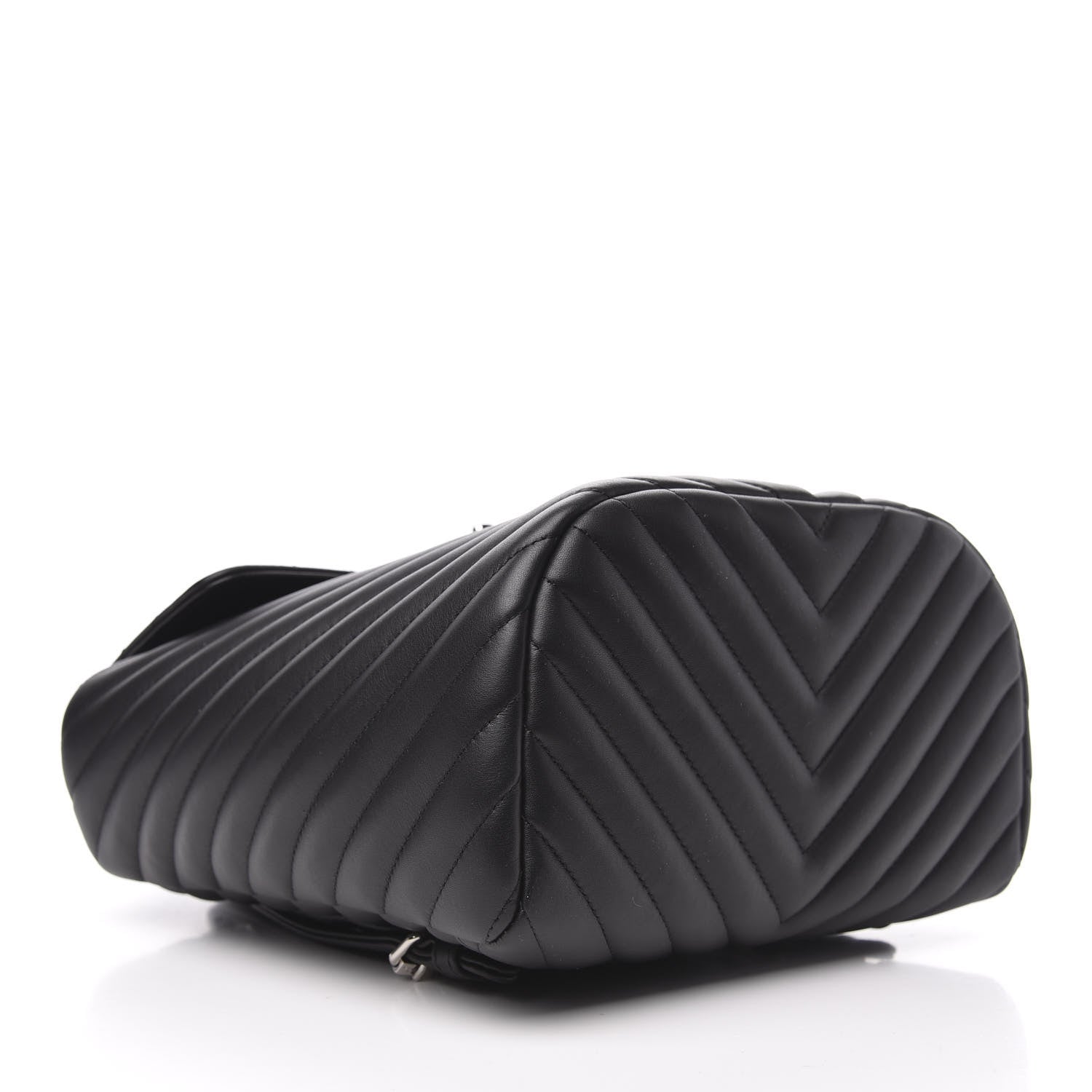 Chanel Calfskin Chevron Quilted Small Urban Spirit Backpack Black 3 of 8