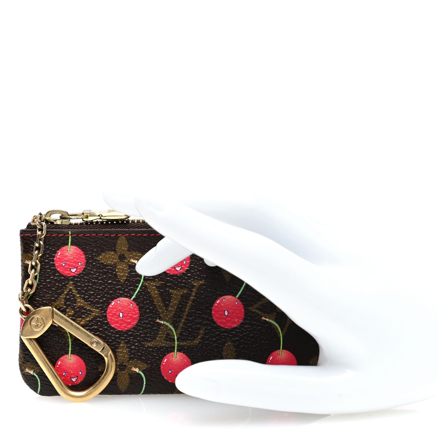 Monogram Cerises Key Pouch
