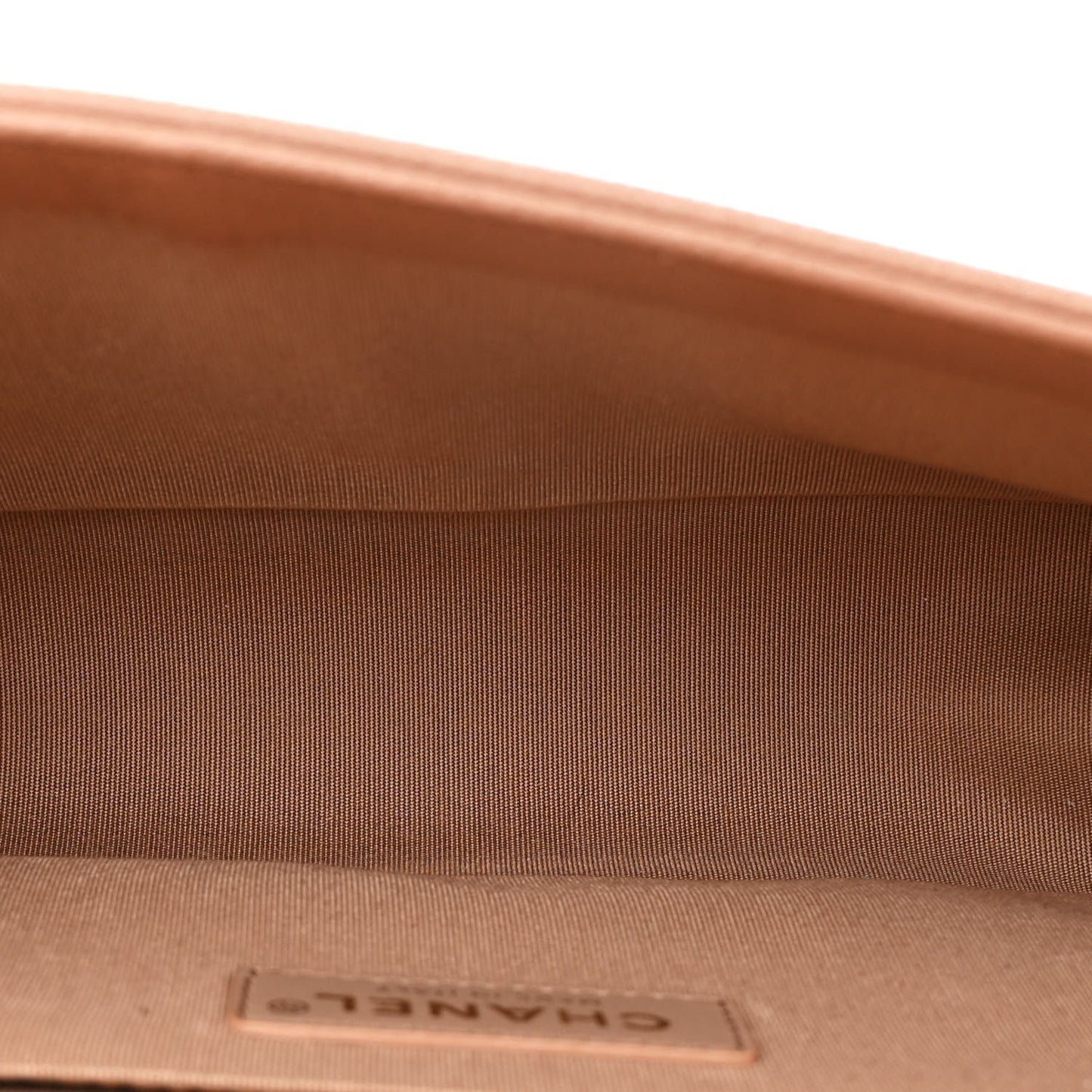 Caviar Chevron Quilted Medium Boy Flap Brown